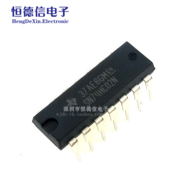 直插 74HC02 SN74HC02N 2输入端四或非门 DIP-14 原装进口