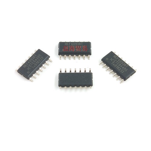HEF4093BT 逻辑芯片 全新原装进口 SOP-14 施密特触发 代替CD4093