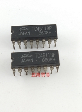 TC4511BP 集成电路 芯片 DIP16直插 IC 编码器 解码器 复用器