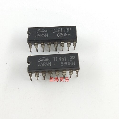 TC4511BP 集成电路 芯片 DIP16直插 IC 编码器 解码器 复用器