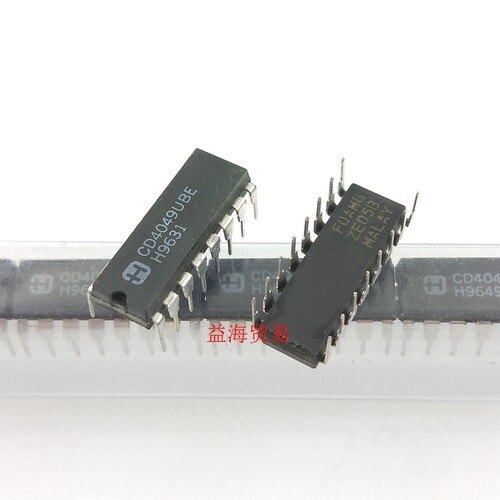 CD4049UBE 全新原装进口 CD4049BE DIP-16 直插芯片集成电路IC