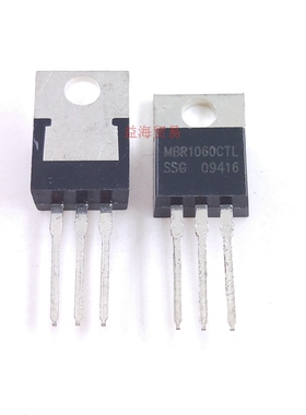MBR1060CTL 肖特基整流二极管 全新原装 直插TO-220 铁头 10A60V