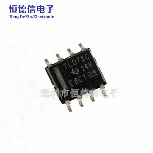 低噪音JFET输入运算放大器 TL071CD TL071 贴片