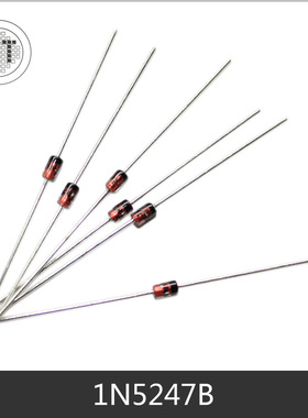 先科直插稳压二极管1N5247B规格0.5W 1/2W 17V DO-35环保