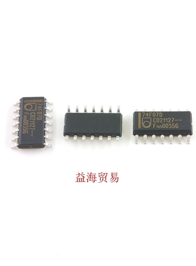 74F07D 全新原装进口 贴片 SOP14 缓冲器和线路驱动器 芯片IC集成