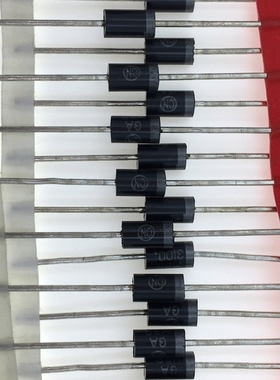 MBR3100 肖特基二极管 3A100V 整流 DO27全新进口原装 MBR3100RLG