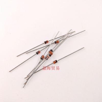 10个BZX85C18 二极管 1W 18V 1.3W直插稳压管 DO41玻璃封装 BZX85