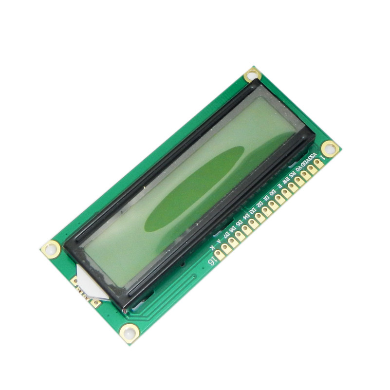全元芯黄绿屏 1602A LCD液晶屏 黄绿色 5V 黑字体 带背光 0.036KG