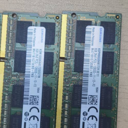 三星 8G DDR3l 1600 笔记本内存条全兼容支持双通道低电压1.35v