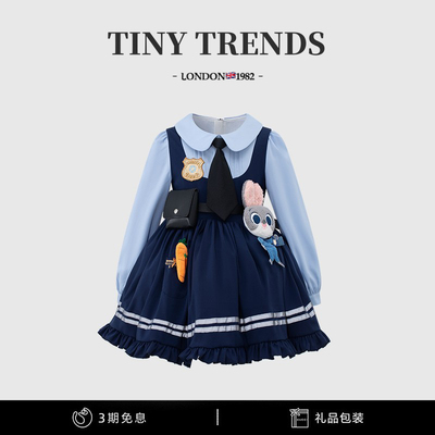 女童兔子警官公主裙朱迪cos服