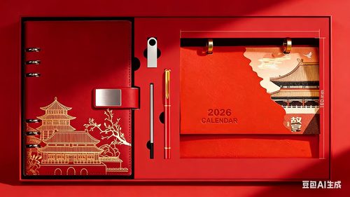 2026年台历记事本礼盒套装商务办公企业礼品伴手礼笔记本定制logo