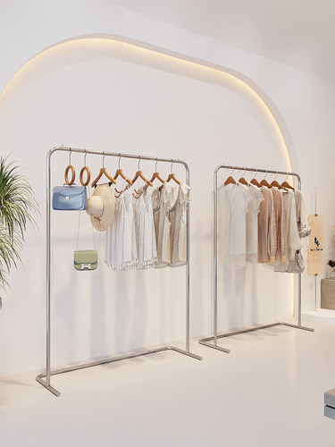 挂衣杆展示架不锈钢服装
