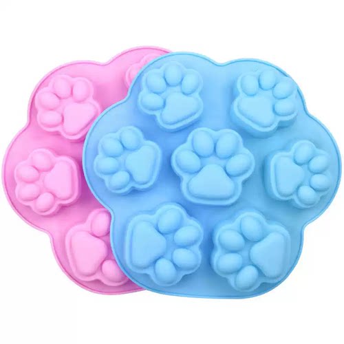 狗狗脚印猫爪慕斯巧克力模布
