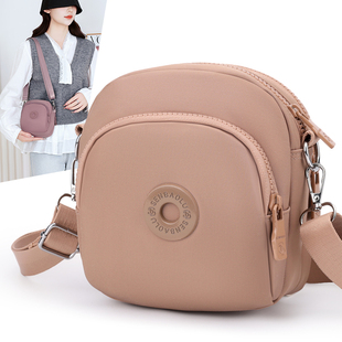 三层小包包牛津布妈妈斜挎小包女单肩包新款 迷你帆布买菜手机包女