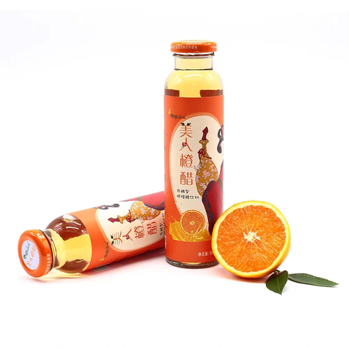 屈姑美人橙醋脐橙鲜果发酵醋饮料300ml*20瓶整箱发货