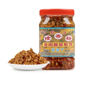 鄂汉隆香坊萝卜丁瓶休闲酱菜麻辣丁下饭菜农家自制腌菜包邮