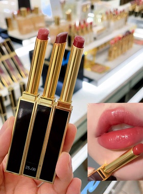 正品TF极细管口红152/16/100/151/153/154/150/113滋润缎光白管03