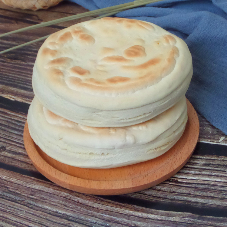 甘肃特产纯碱白吉饼手工锅盔美食小吃10个原味老酵面馍馍烧饼包邮