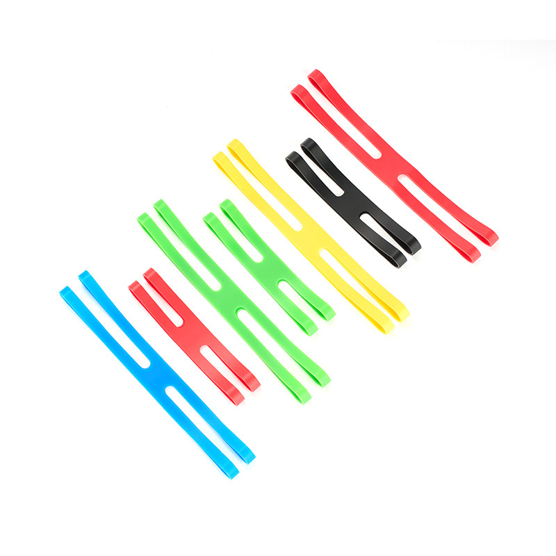 硅胶绑带H型X弹力带陶瓷包装辅材饭盒扎带高弹拉力带碗盘捆绑带