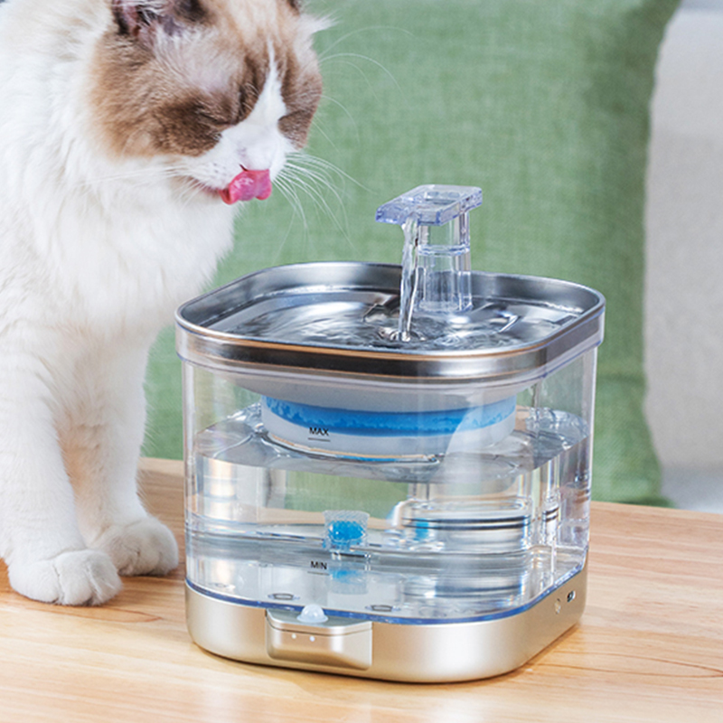 恒温加热无线宠物猫咪饮水机