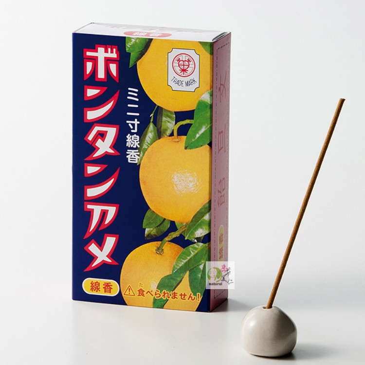 日本 龟山 カメヤマ 文旦饴柚子糖 二寸 分装8支/盒装 熏香 线香
