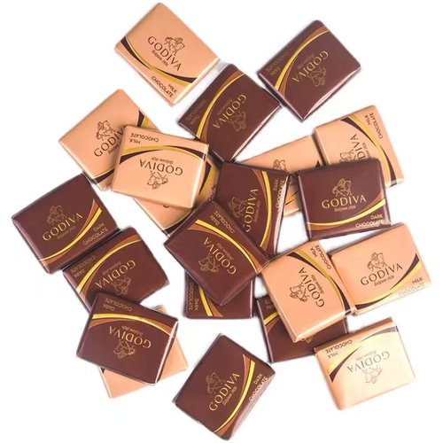 进口GODIVA歌帝梵巧克力排片黑巧牛奶巧克力婚庆喜糖网红休闲零食