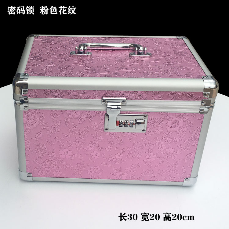 密码锁铝合金化妆箱手提双层足疗技师工具箱收纳箱纹绣美甲整理箱,彩妆/香水/美妆工具,化妆/美容工具,淘宝优惠券,粉丝福利购,淘宝优惠卷