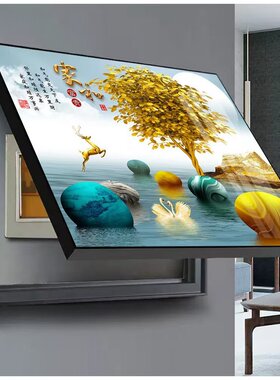 2026新款电表箱装饰画免打孔配电箱挂画创意遮挡多媒体开关盒壁画