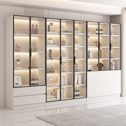 实木书柜书架展示柜收纳置物架