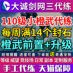 剑三剑网3代练大小铁玄晶110级大橙武CW副本代打刷PVE装备星演套