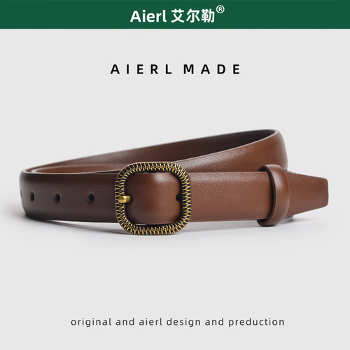 皮带女款真皮百搭腰带牛仔裤带潮