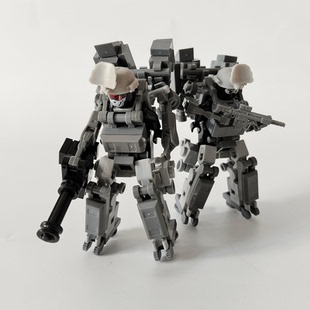 中国积木原创moc可载人动力外骨骼单兵机甲装 玩具 甲军事男孩拼装