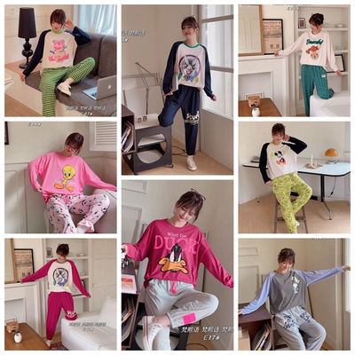 梵熙语女士爽棉网红家居服可外穿