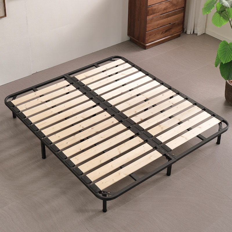 床架加厚木排实骨架1.8米床板可折叠床架榻榻米1.5龙骨架钢架定制