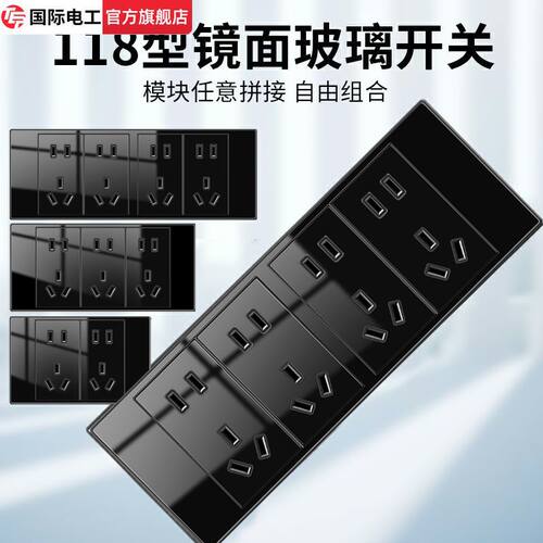 国际电工10A黑色8型年(