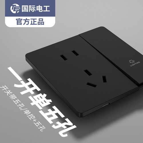 TEP国际电工86型一开单控开关