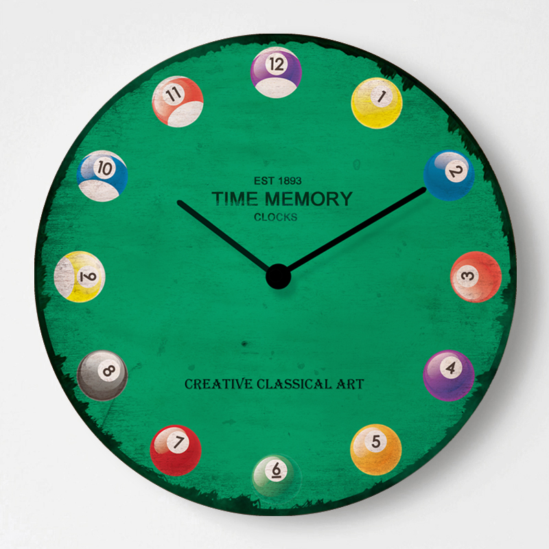 现代装饰客厅时钟可爱挂墙钟挂钟