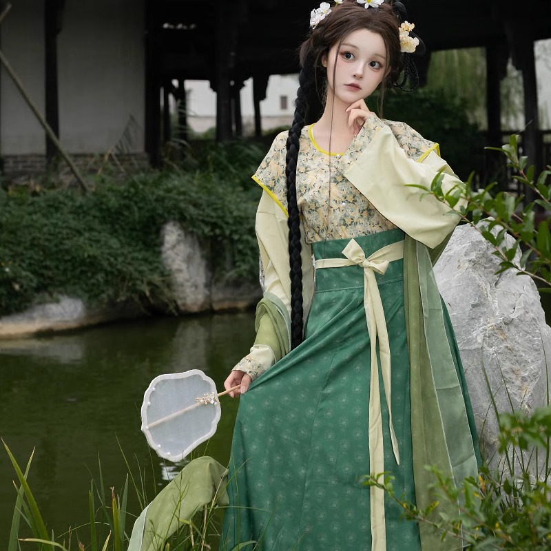 唐制造汉服套装新款四件套