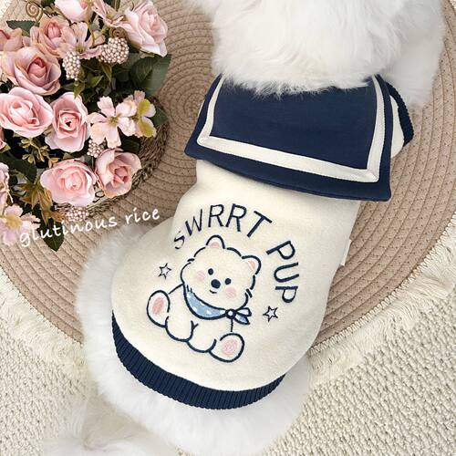 狗狗衣服秋冬新款小熊可爱保暖两脚衣宠物猫咪中小型犬比熊泰迪潮