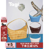 Tagi. 帆船想象大容量防水单肩包通勤斜挎包