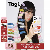 Tagi. 想象布艺百搭侧边夹褶皱发饰复古发夹刘海夹头饰发卡