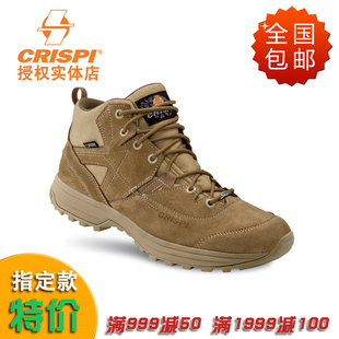 CRISPI战术户外黑色风暴系列防水透气登山徒步GTX鞋 SPY MID 靴6寸