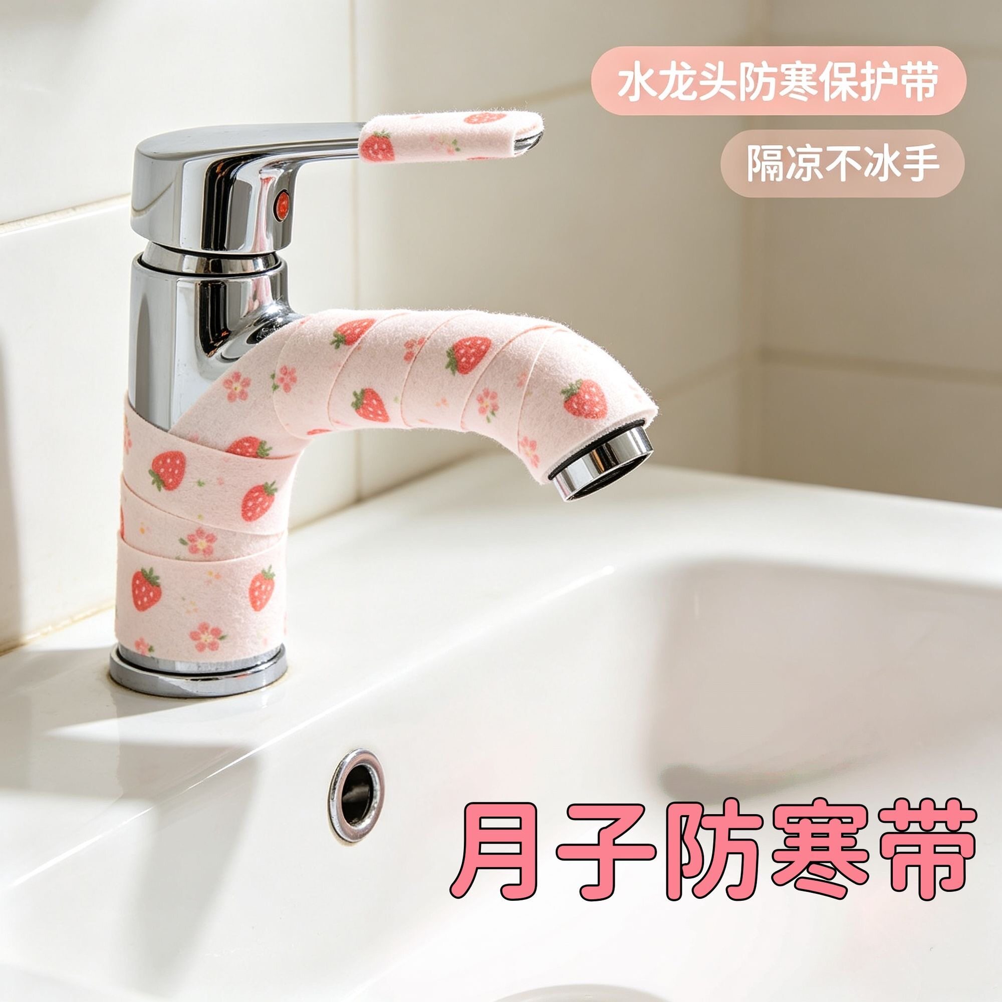 门把手缠绕带子月子专用水龙头把手隔冷套产妇居家防寒不冰手