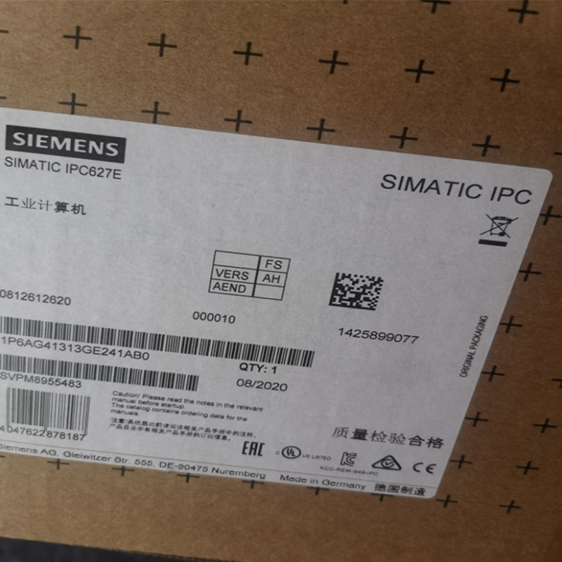 西门子IPC677E工控机平板式PC19寸6AV7261-0GA14-8AB1酷睿i7-8700