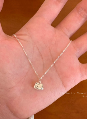 hellokitty猫咪项链女纯银小众轻奢日韩学生锁骨链生日礼物送女友