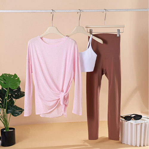 孕期普拉提套装宽松瑜伽服套装女
