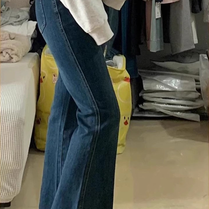 复古微喇叭牛仔裤女春季新款大码胖mm高腰弹力显瘦梨形身材马蹄裤,女装/女士精品,牛仔裤,淘宝优惠券,粉丝福利购,淘宝优惠卷