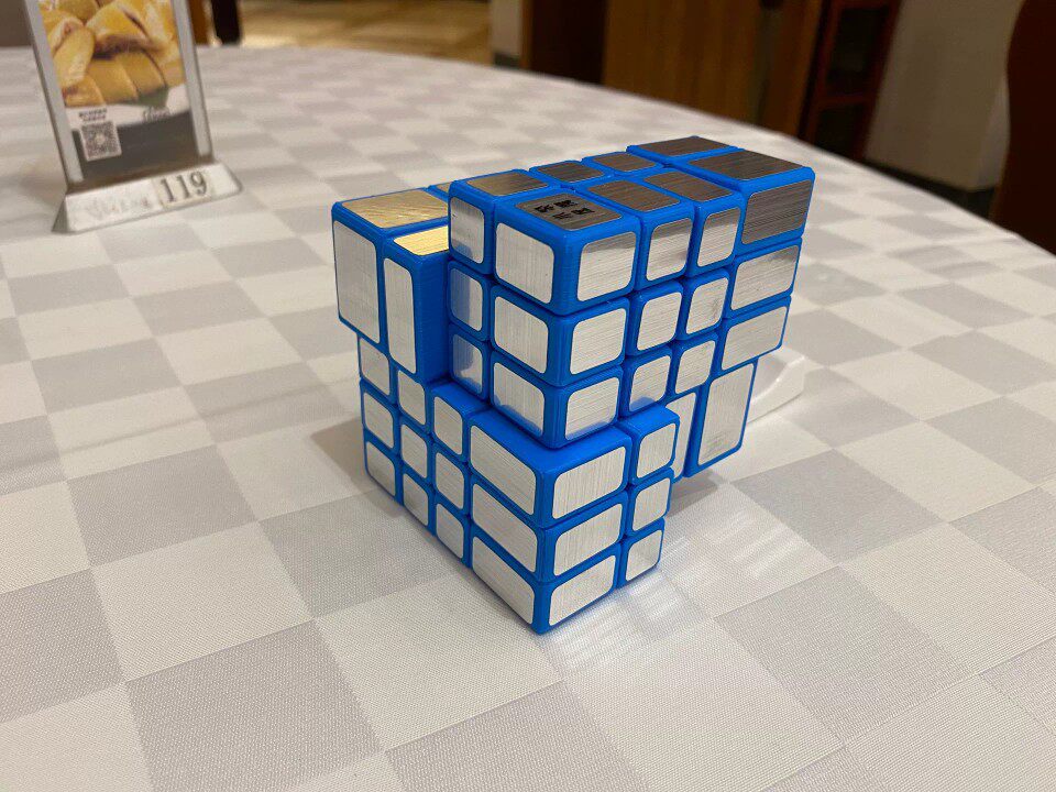 3d打印伪装者四阶镜面魔方mirrorblocks四阶镜面魔方超难异形镜面