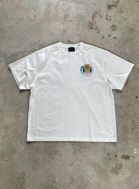 False Perception 英特尔辛普森涂鸦圆领短袖T恤 男女同款 白色