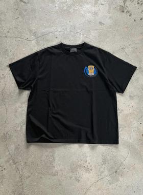 False Perception 英特尔辛普森涂鸦圆领短袖T恤 男女同款 黑色